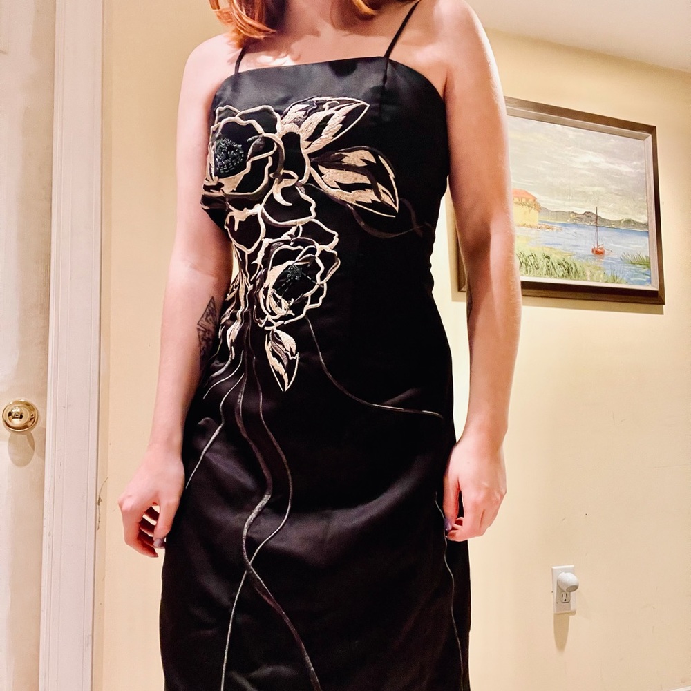 Black Corset Cocktail Dress SIZE 2